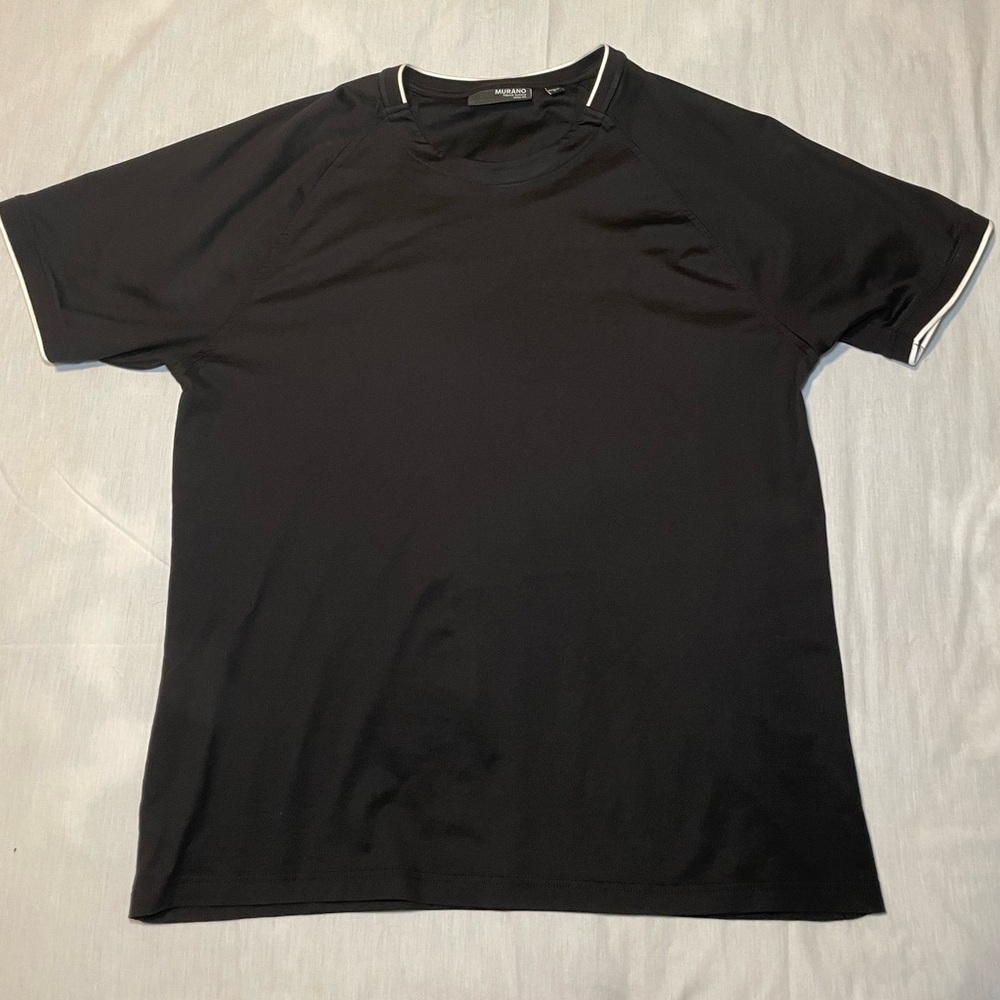 Mens Murano Black Short Sleeve T-Shirt